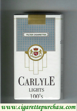 Carlyle Lights 100s cigarettes